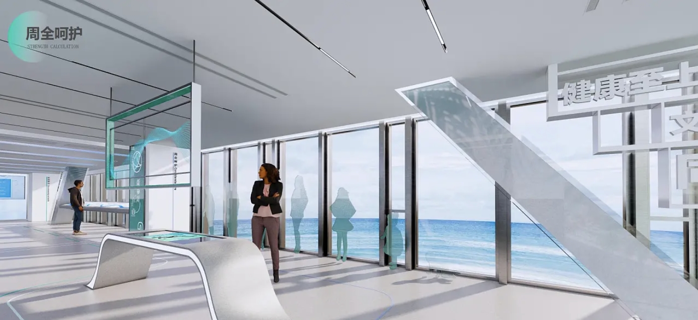 干细胞科普馆展厅设计—如何设计一个既充满科技感又具性价比的干细胞展厅｜思威图数字