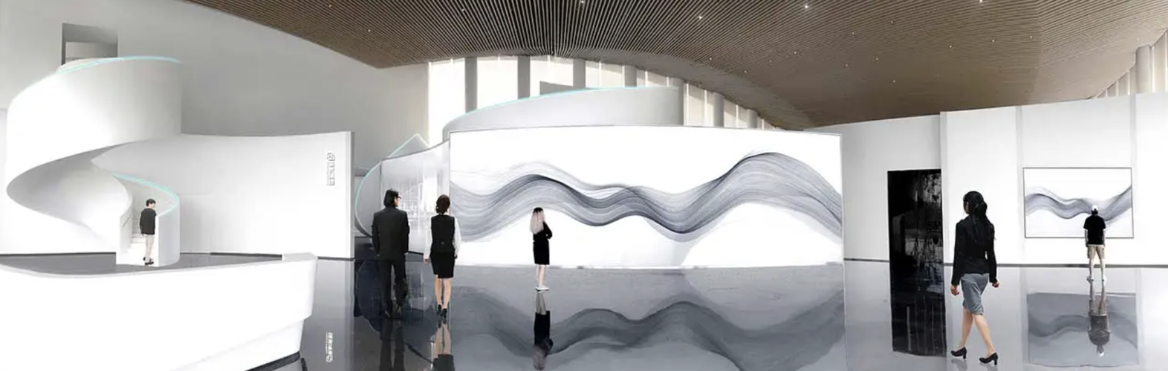 干细胞展厅设计：用沉浸式体验叩开生命科学之门｜企业展厅设计公司 思威图数字｜长寿医学展厅设计公司｜生物科技展厅设计公司